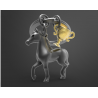 Obesek za ključe Črni Konj