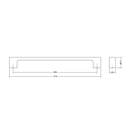 Potezni ročaj za vrata Viefe Luv Big