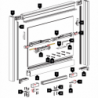 Magic 2 Frame vodilo za steklo Terno ScorrevoliI